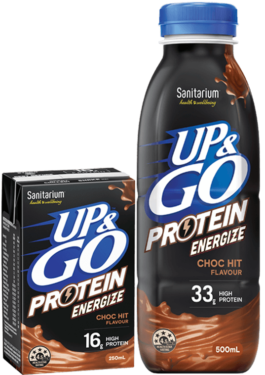 UP&GO™ Protein Energize Choc Flavour Bottle